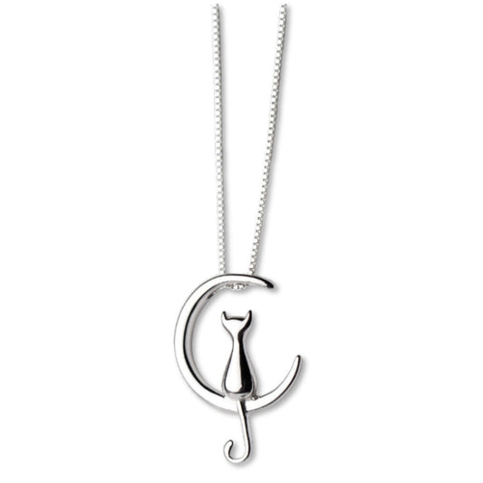 Collar Gato Luna (Plata 925)