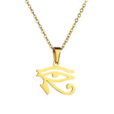 Collar Ojo de Horus (Chapado en Oro 18K)