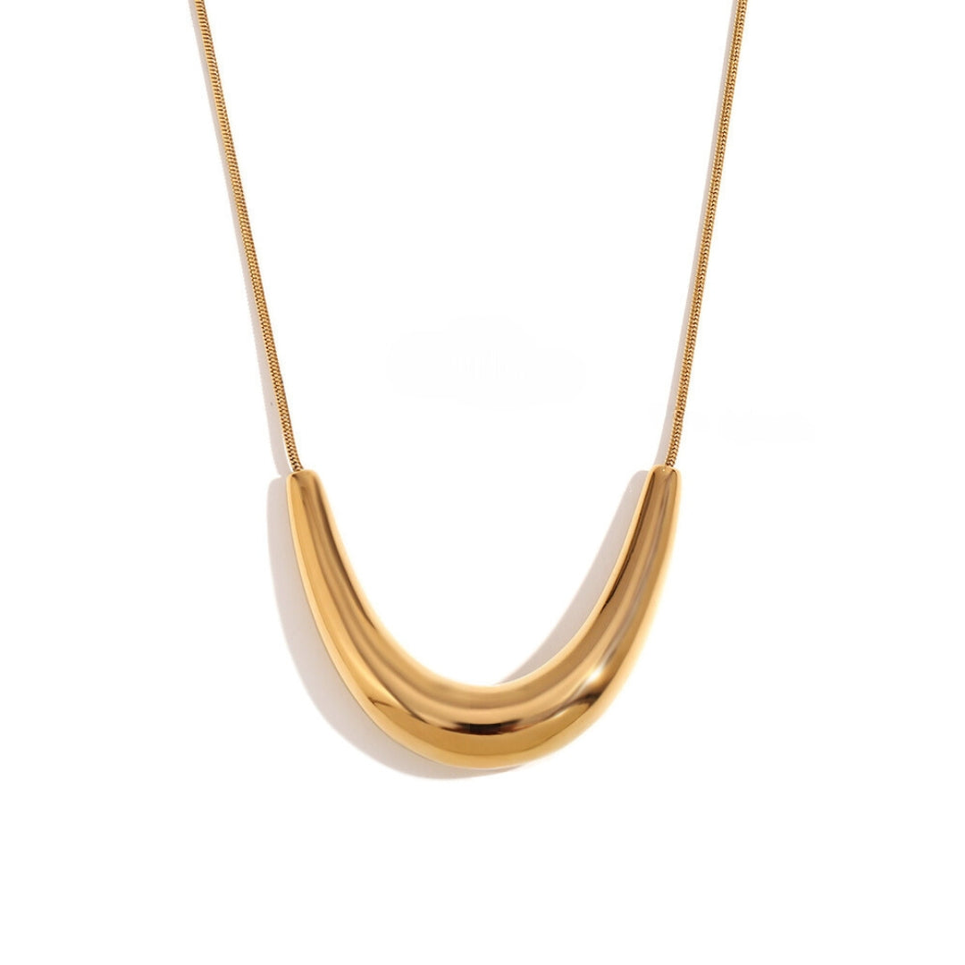 Collar Smile Choker Cola de Ratón (Chapado en Oro 18K)
