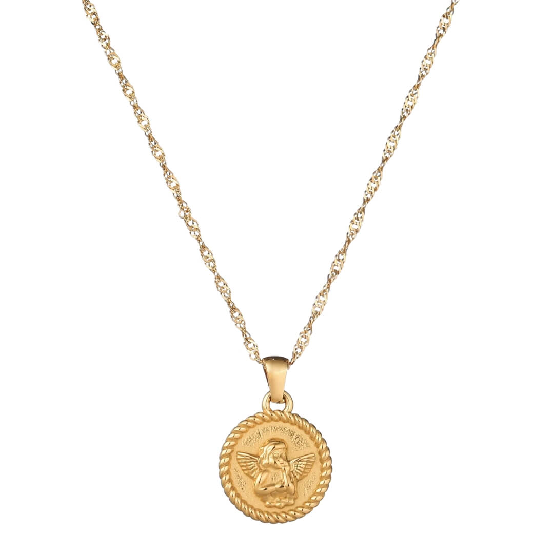 Collar Ángel (Chapado en Oro)