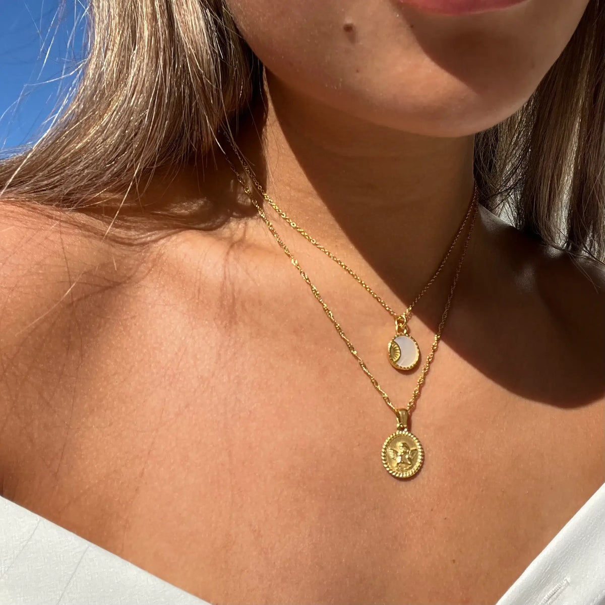 Collar Ángel (Chapado en Oro)