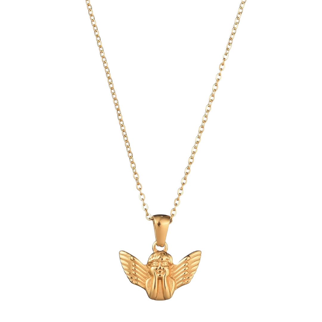 Collar Ángel Gabriel (Chapado en Oro)
