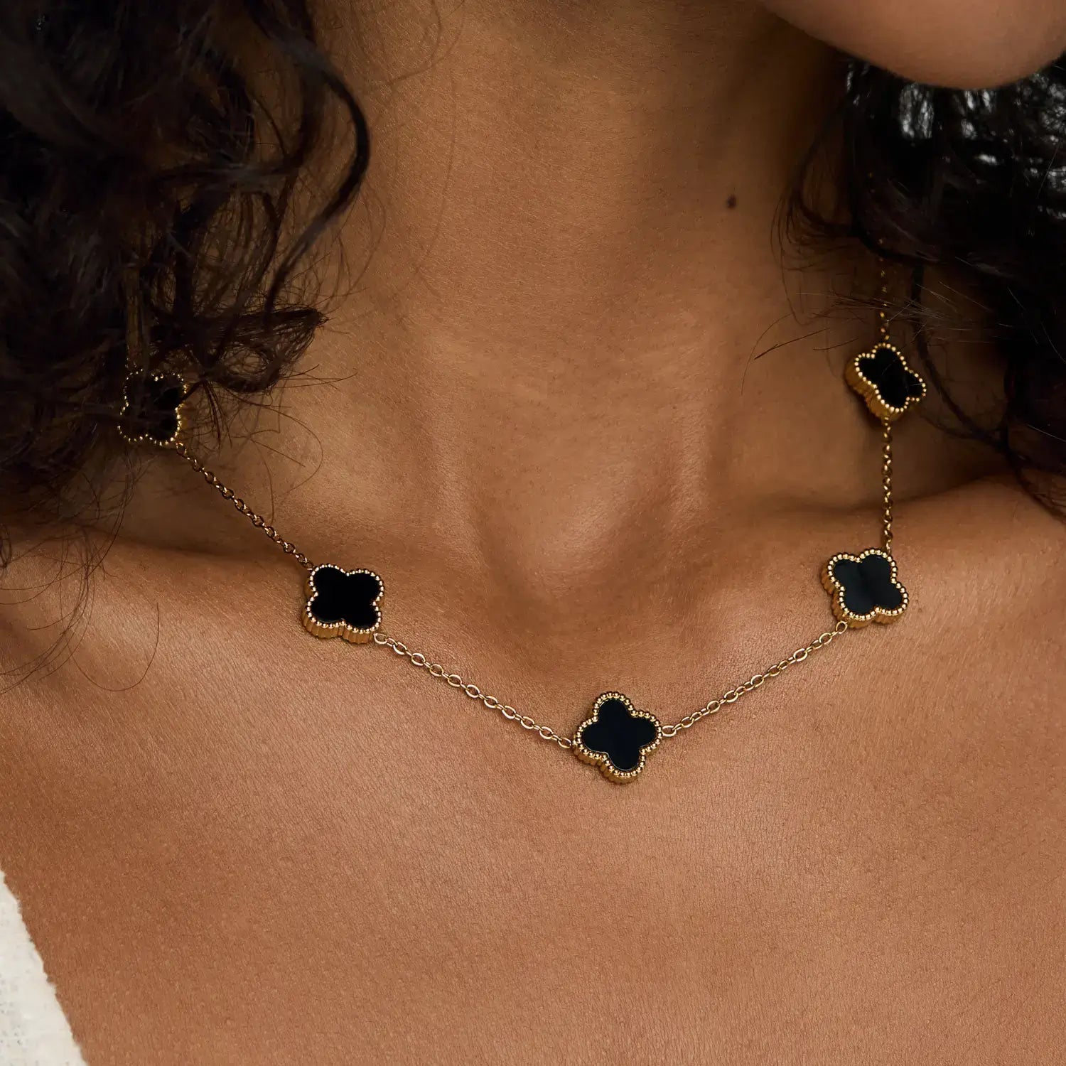 Collar Vintage 10 Tréboles (Chapado en Oro)