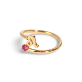 Anillo Zodíaco (Chapado en Oro 18K)