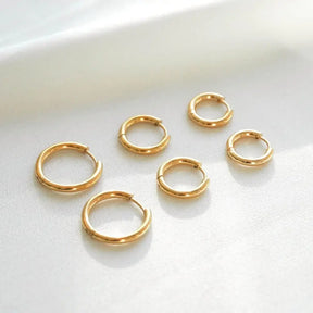 Pendientes de Aro Trío (Chapados en Oro 18K)
