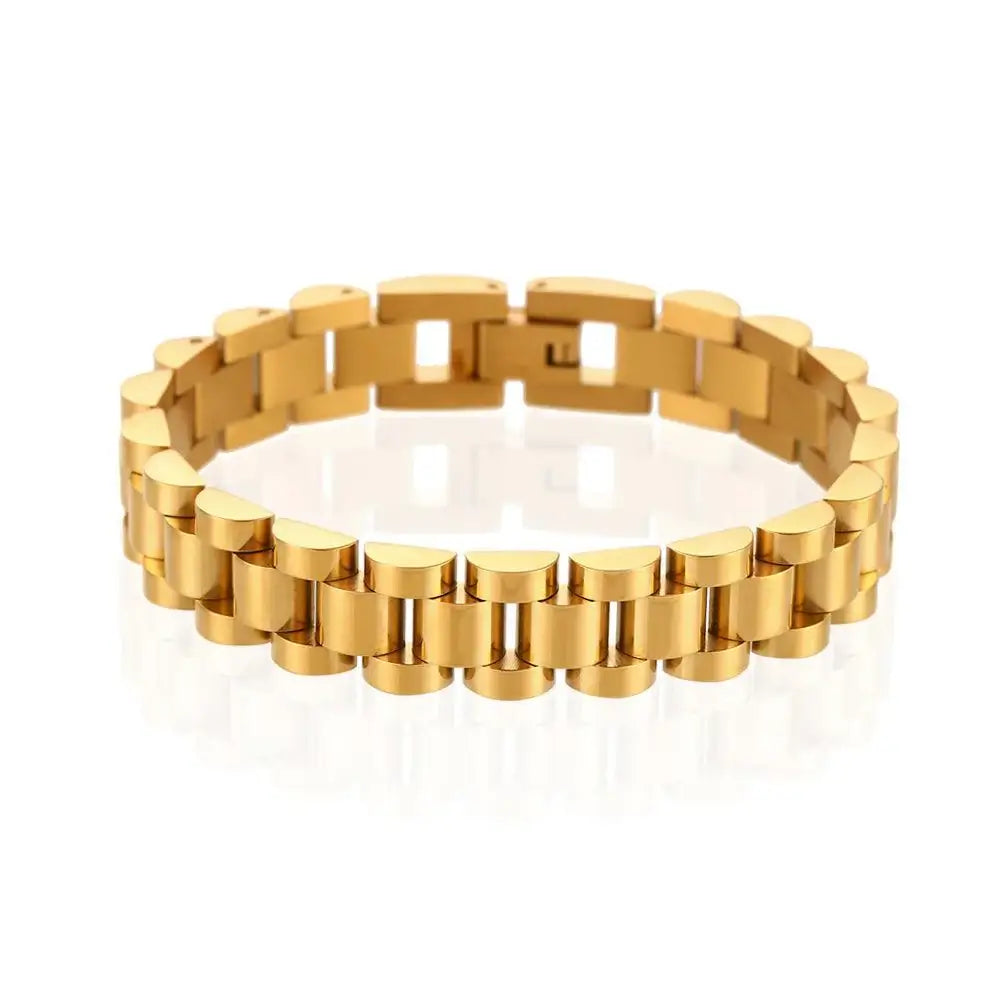 Pulseira de Elos Bold (Chapado en Oro)