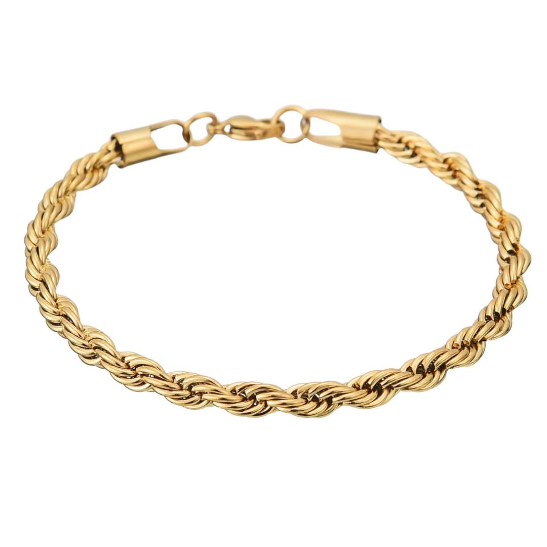 Pulsera Cuerda (Chapado en Oro)