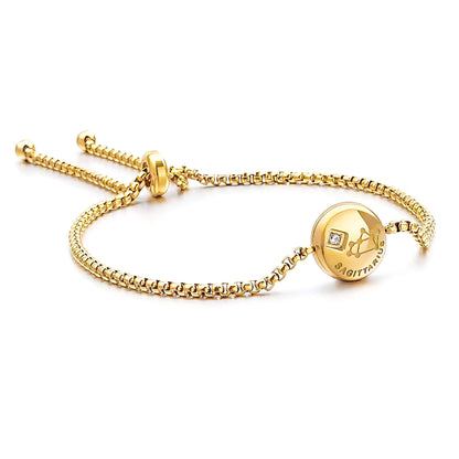 Pulsera Zodíaco (Chapado en Oro)