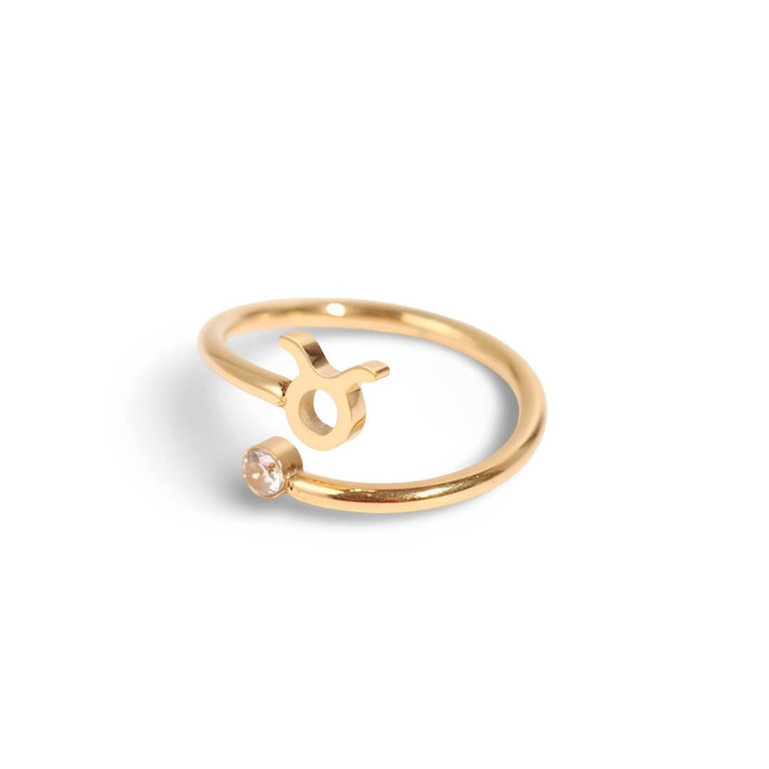 Anillo Zodíaco (Chapado en Oro 18K)