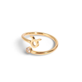 Anillo Zodíaco (Chapado en Oro 18K)